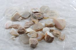 Rough Opal Australia, Optical Quartz Pieces