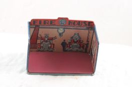 Marx Tin Litho Home Town Fire House