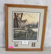 National Park Wildlife Ltd. Ed. Wolves Print