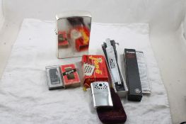 Zippo Lighter, Joni Hand Warmer, JJJ Pipe Lighter