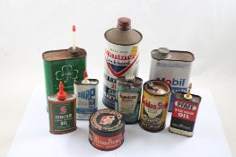 9 Advertising Oilers & Cans