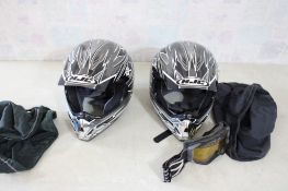 2 HCG CL-X4 Motocross Motorcycle Helmets L, XXXL