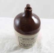Stoneware Mini Advertising Motto Jug 4 3/4