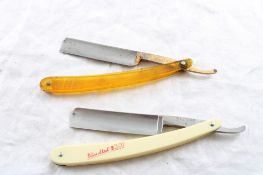2 Straight Razors Gold King & Sharps 110