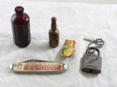 5 Vintage Advertising Smalls John Lennon Beatles