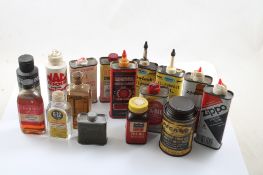 16 Advertising Cans, Oilers, Bottles