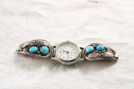 Navajo Verna Blackgooat Sterling Silver Watch Band
