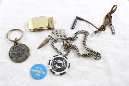 Military Related Items Fob Chain with Bullets