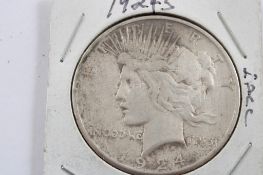1924S Peace Silver Dollar