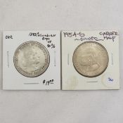 1893 Columbian Expo & 1954 S Carver Half Dollars