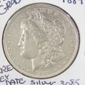 1889 O Morgan Silver Dollar