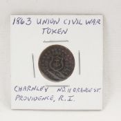 1863 Joseph Charnley Union Civil War Token