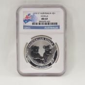 2011 P Australia Silver Koala NGC MS69