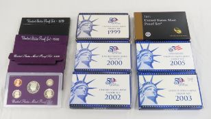 7+ US Proof Sets 1979-2011