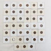39 Indian Head Cents 1864-1908 - some duplicates