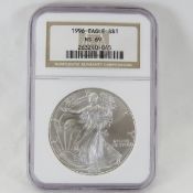 1996 American Silver Eagle NGC MS69