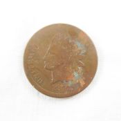 1877 Indian Head Cent Key Date