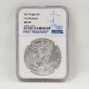 2019 American Silver Eagle $1 NGC MS69