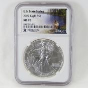 2022 American Silver Eagle NCG MS70