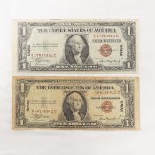 2 1935 A $1 Hawaii Silver Certificates