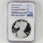 2024 S American Silver Eagle NCG PF69