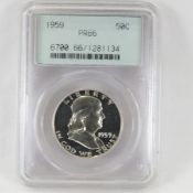 1959 Franklin Half Dollar PCGS PR66