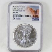 2021 American Silver Eagle NCG MS70