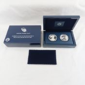 2012 American Eagle San Fran 2 Coin Silver Proof