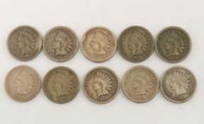 10 1860-1863 Indian Head Cents