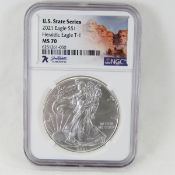 2021 American Silver Eagle NCG MS70