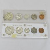 1950 Type & 1958 Mint Sets Franklin Half Dollar