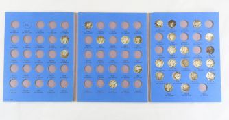 27 Mercury Silver Dimes in blue book