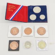 1976 Silver 3 Coin Proof Set, Silver Commemorative