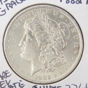 1882 O/S Morgan Silver Dollar AU