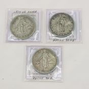 1907 S, 1908 S, & 1909 S US Filipinas One Peso