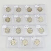 15 Washington Quarters 1941-1964