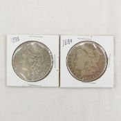 1883 & 1884 Morgan Silver Dollars