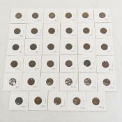 35 Indian Head Cents 1859-1909, 1873, 74, 75, 1879