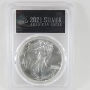 2021 American Silver Eagle PCGS MS70 Type 2