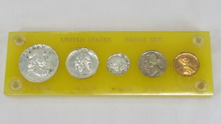 1956 Proof Set Franklin Half Dollar