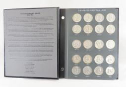 Complete Franklin Silver Half Dollar Collection