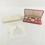 1974 Franklin Mint Bahamas Proof Set- Silver Coins