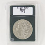 1893 O Morgan Silver Dollar
