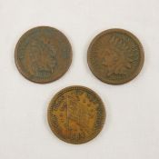 3 1863 Civil War tokens