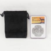 2019 S.Africa 1R Silver Krugerrand NGC MS70