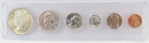 1949 US Proof Set & BU 1925 Peace Silver Dollar