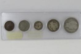 1903 US Type Set, Barber Half, Quarter & Dime