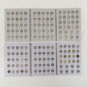 47 Mercury Silver Dimes in 2 books