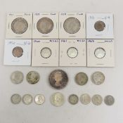 $4.35 Canadian Silver Coins, 10, 25, & 50 cent