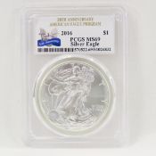 2016 American Silver Eagle $1 PCGS MS69